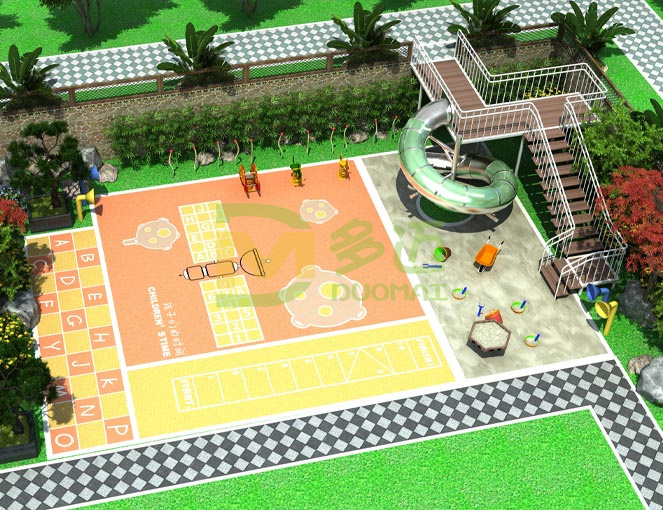 室外农庄创意组合游乐设施