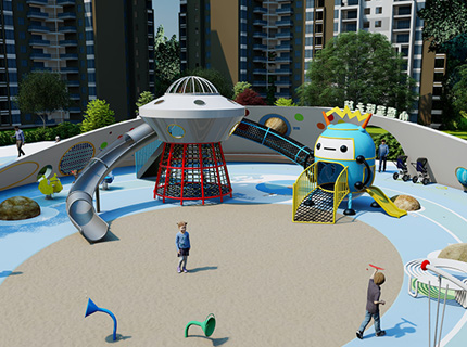 小飞碟主题儿童乐园