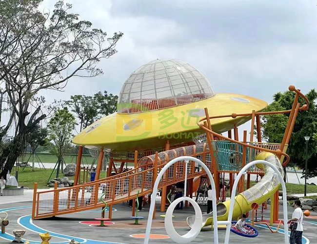 社区沙坑公园儿童滑梯