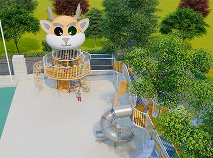 麋鹿主题户外儿童乐园