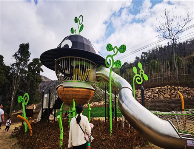 不锈钢滑梯的不滑怎么办(图1)